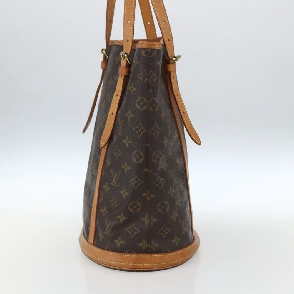 Authentic LOUIS VUITTON Monogram Bucket GM Shoulder Bag M42236 LV - Picture 10 of 16